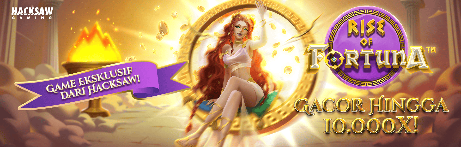 HACKSAW RISE OF FORTUNA GAME PROMO BANNER