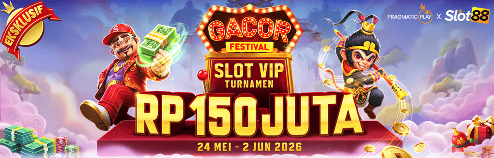 SLOT88 X PP - GACOR FESTIVAL: SLOT VIP PLAYERS TURNAMEN